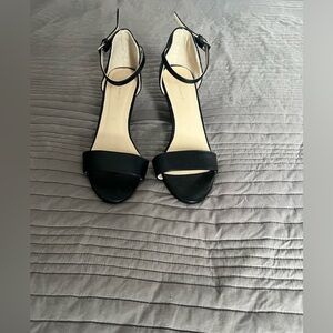 Reitmans Black Ankle Strap Heels